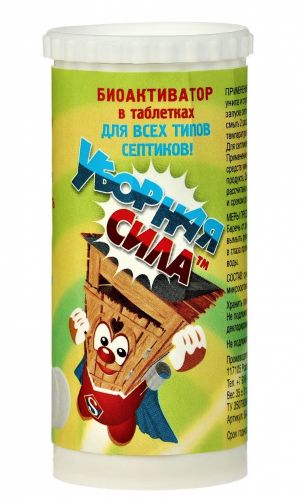 Биоактиватор в таблетках УБОРНАЯ СИЛА для всех видов септиков