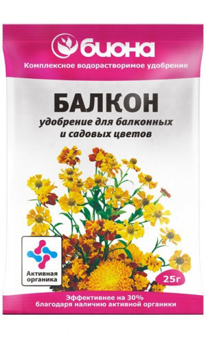 Биона БАЛКОН 25 г – комплексное водорастворимое удобрение