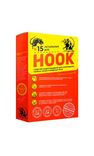 Тесто-брикет ХУК ОТ ЧЁРНЫХ, СЕРЫХ И ВОДЯНЫХ КРЫС